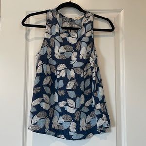 Blue/White/Gray Light-Weigh Tank (ModCloth)